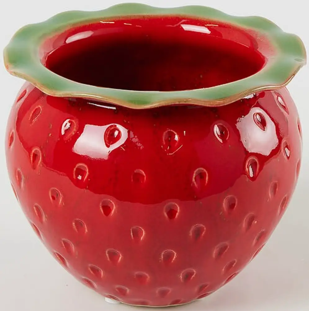 Vase Erdbeere mittel | 12,5×15 cm |