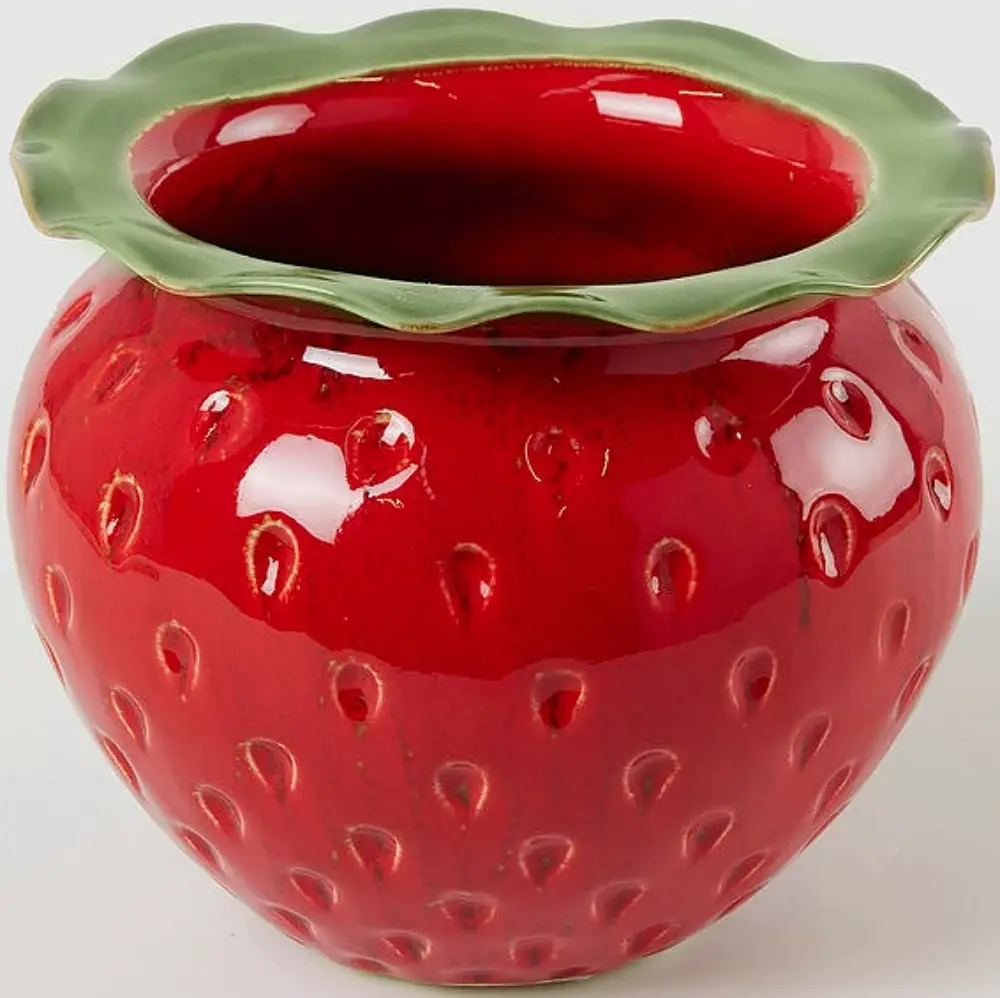 Vase Erdbeere groß | 14×17,5 cm |