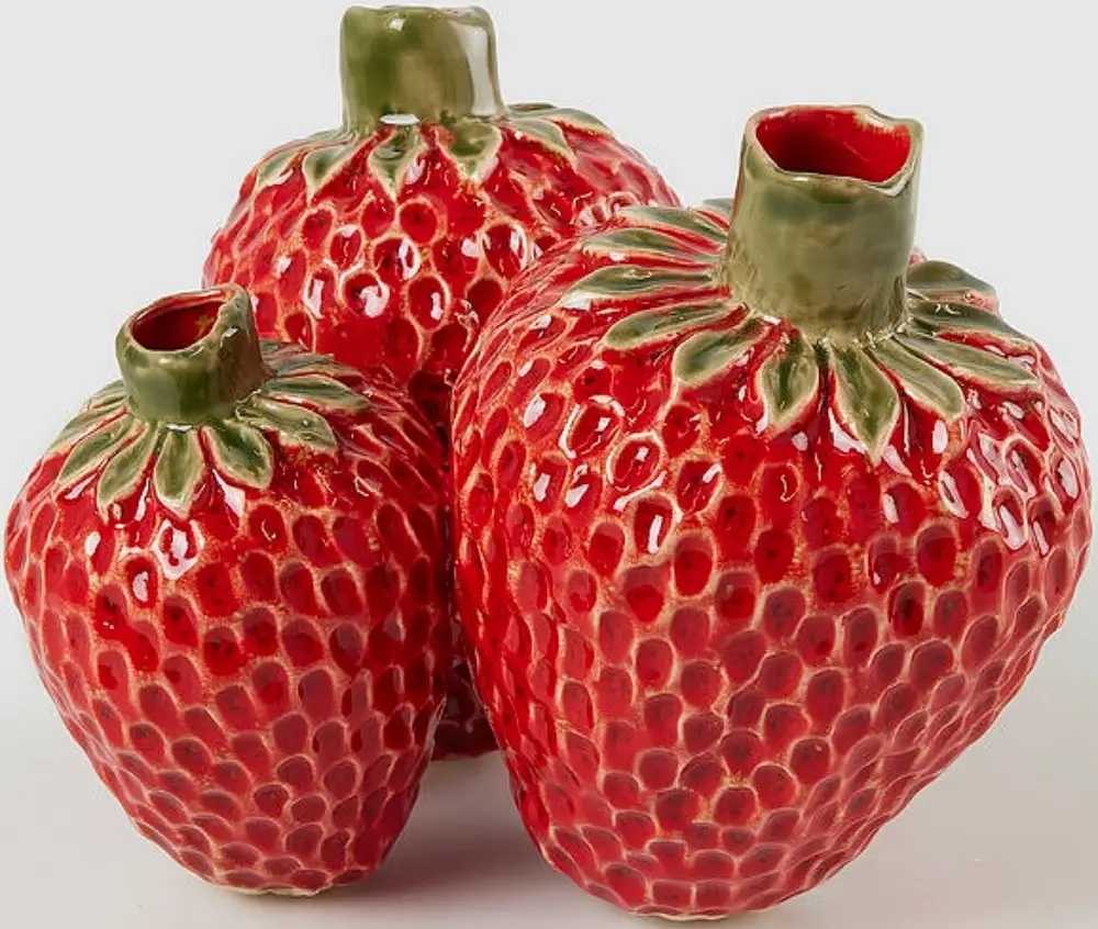 Vase Erbeeren 3er | 14x19x16 cm |