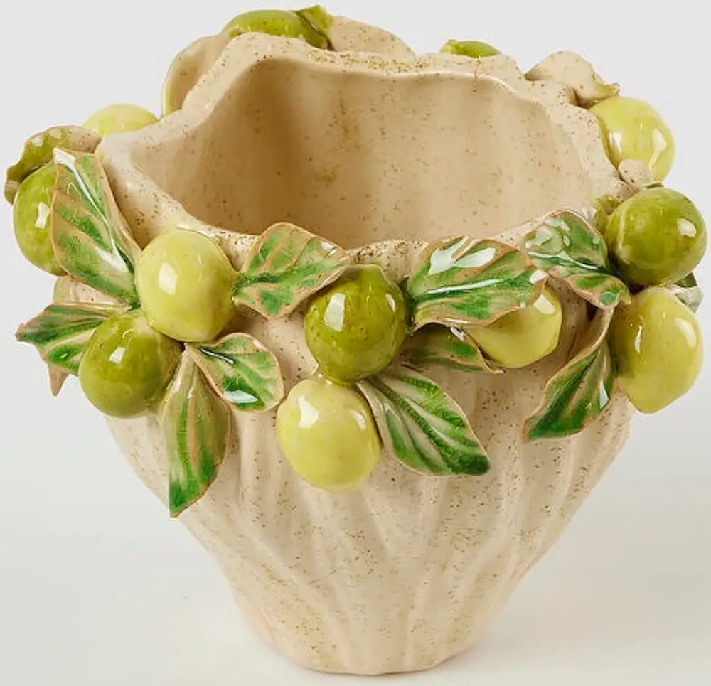 Topf Vase Zitronen | 15,5×19,5 cm |