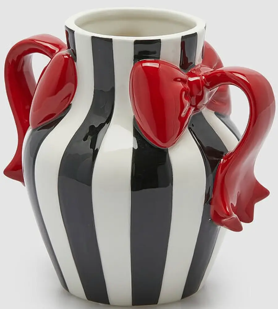 Vase klein Schleifen mit Henkel | 17x15cm |