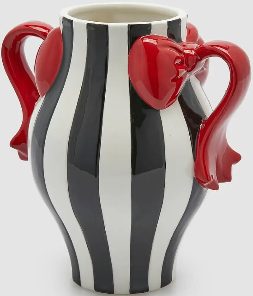 Vase groß Schleifen mit Henkel | 22x15cm |