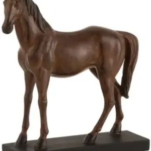 Pferd brau klein | Polyresin 27x8x28cm |