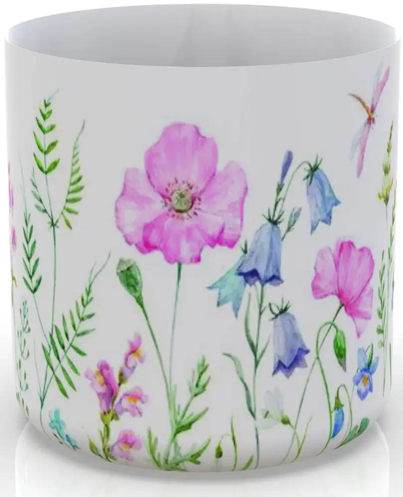 Blumentopf mittel, Blumenwiese