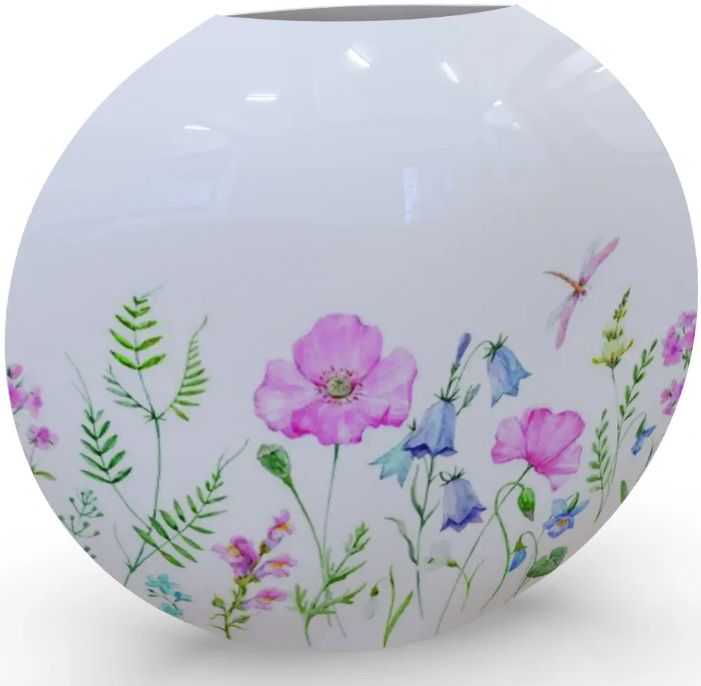 Vase groß, Blumenwiese