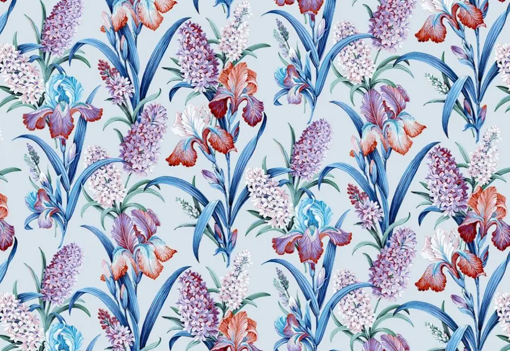 Decke SHEILA 170/170 hellblau | 100% Baumwolle |