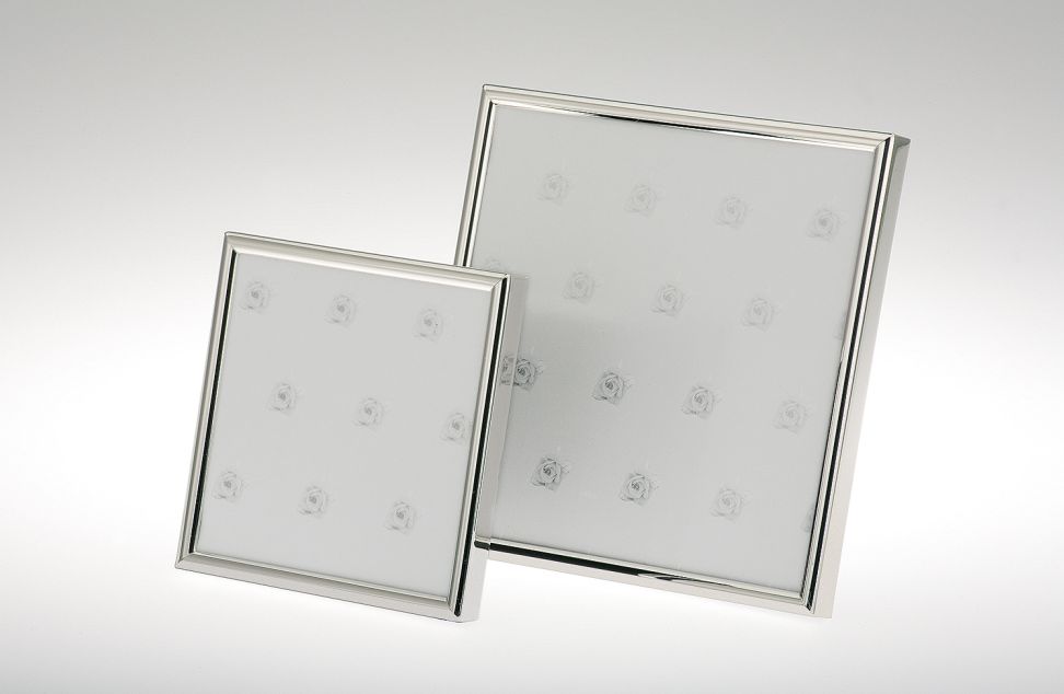 Bilderrahmen 12×12 | versilbert |