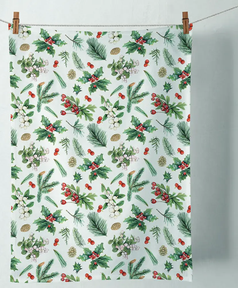 Geschirrtuch Ilex | Baumwolle |