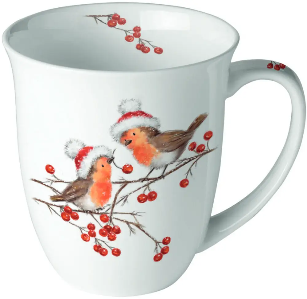 Tasse Rotkehlchen Weihnachten | 400 ml |