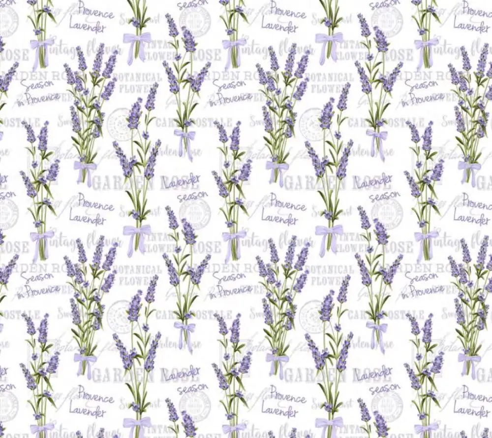 Kissen Lavendel 40×60 weiß | 100% Baumwolle |