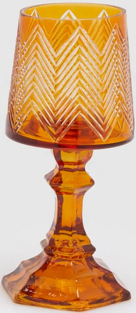 Windlicht gelb klein | 23×10 cm |