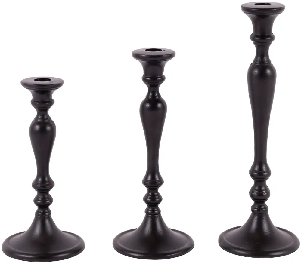 Kerzenleuchter Amsterdam S | Aluguss schwarz |