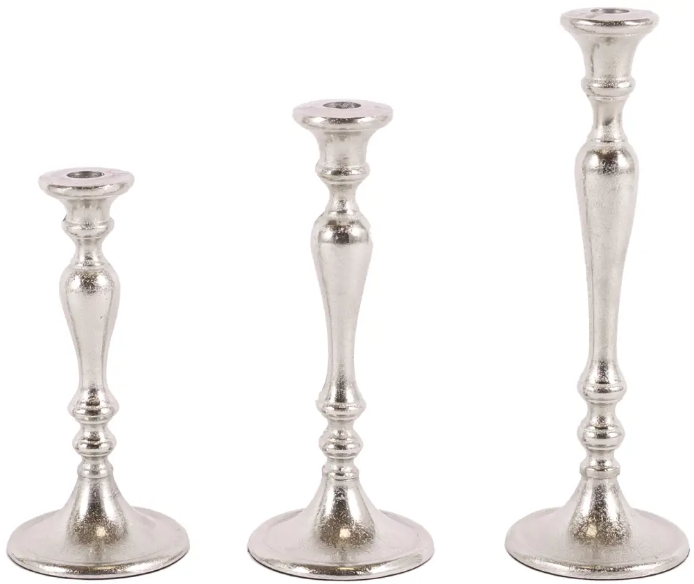Kerzenleuchter Amsterdam S | Aluguss silber |