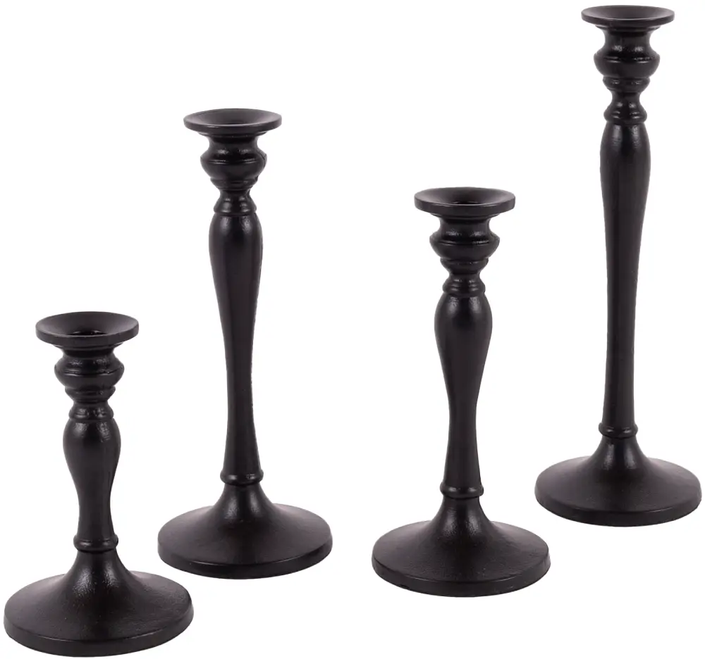 Kerzenleuchter Brüssel XS | Aluguss schwarz |
