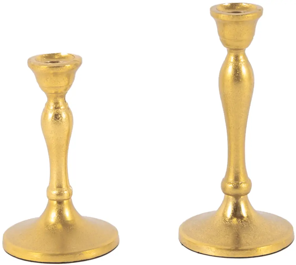 Kerzenleuchter Prag S | Aluguss gold |
