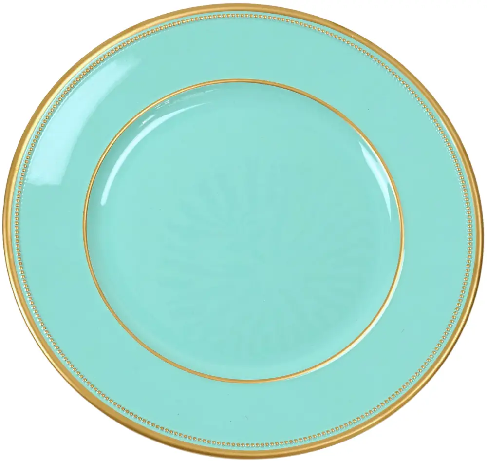 Platzteller, türkis | Kunststoff, D.33 cm | 50%Polypropylene+50%Calciumcarbonate