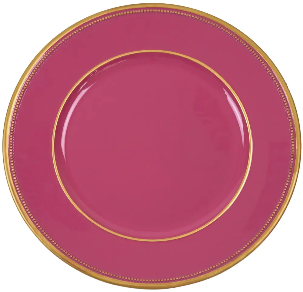 Platzteller, pink | Kunststoff, D.33 cm | 50%Polypropylene+50%Calciumcarbonate
