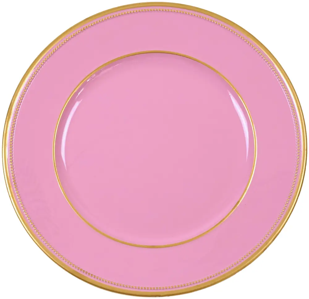 Platzteller, rosa | Kunststoff, D.33 cm | 50%Polypropylene+50%Calciumcarbonate