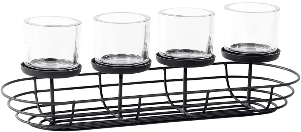 Windlicht Cleveland 4er | 40cm |