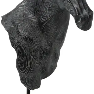 Ornament Pferdekopf klein | Polystone 11x24x35,5 cm |