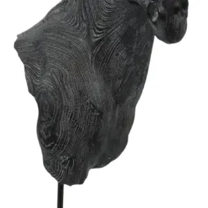 Ornament Pferdekopf groß | Polystone 14×30,5×47,5 cm |