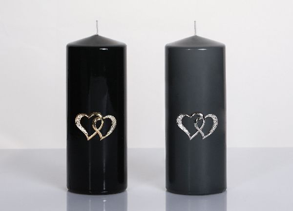 Kerzenpin Herz | silber |