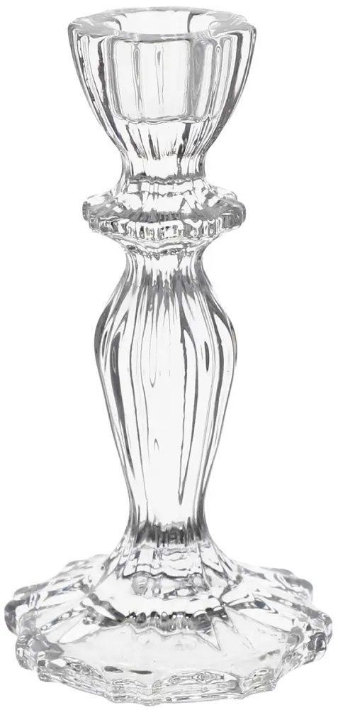 Kerzenleuchter 15,5 cm | Glas |