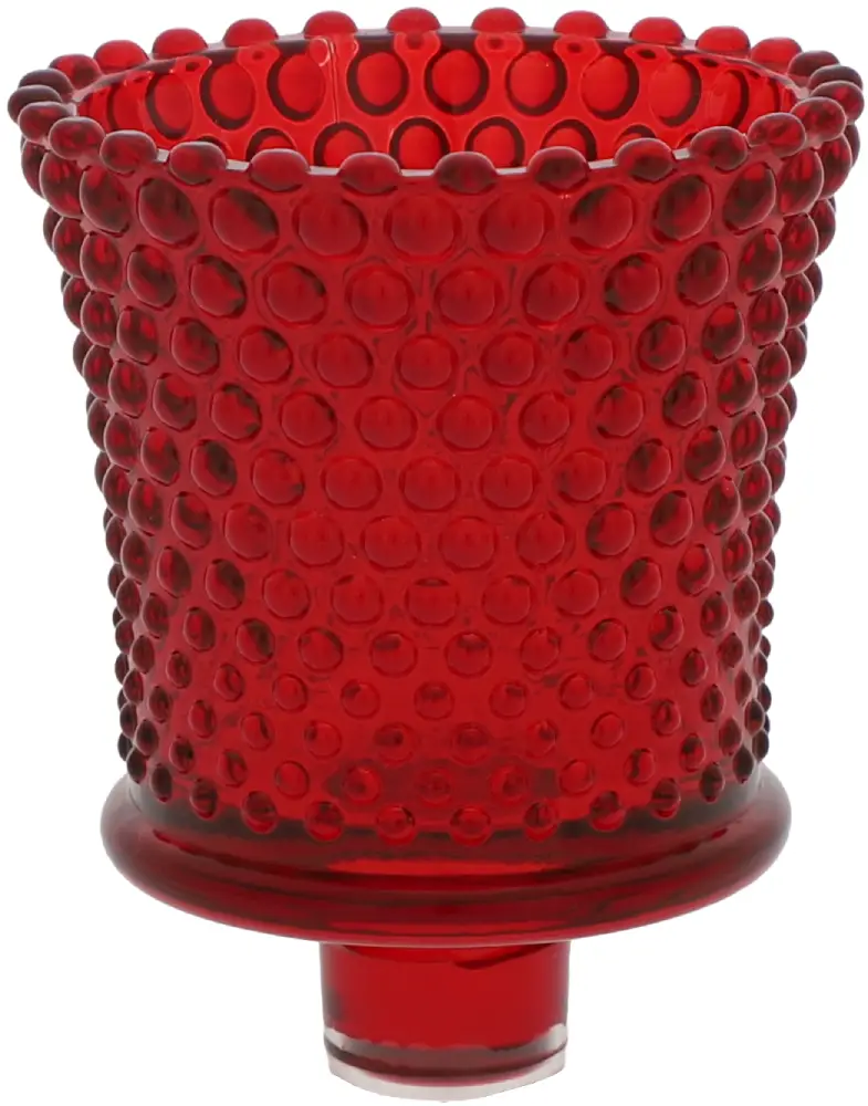 Glasaufsatz Punkte | rot |