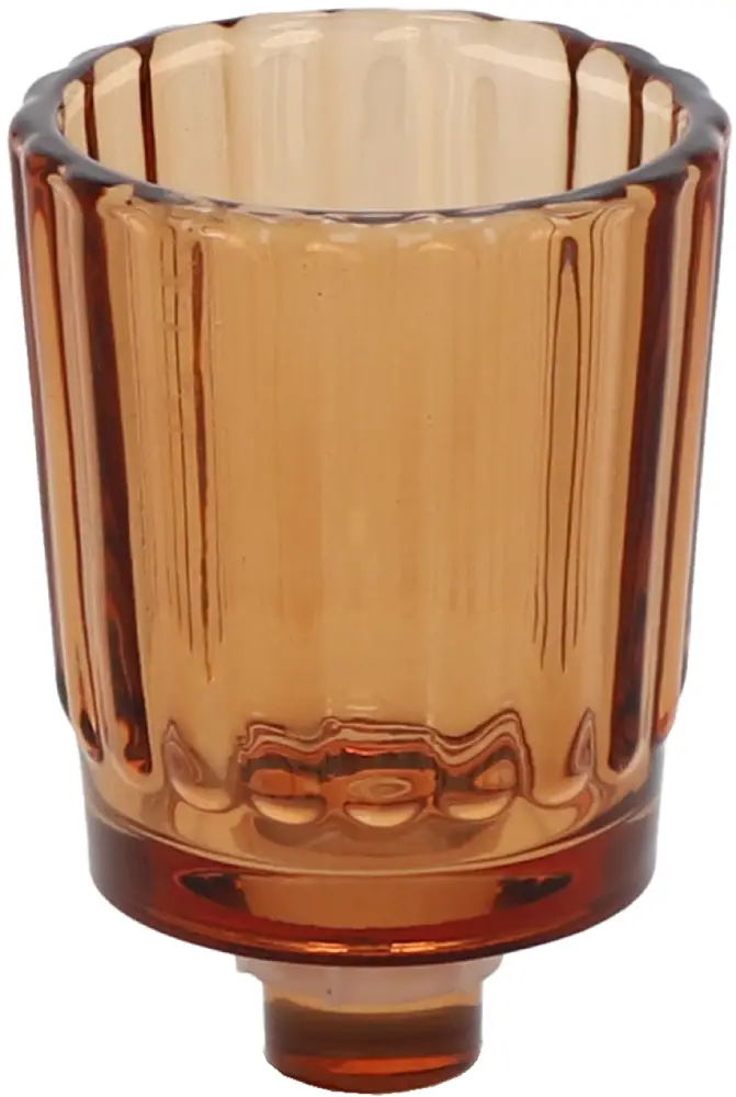 Glasausatz Streifen | braum |