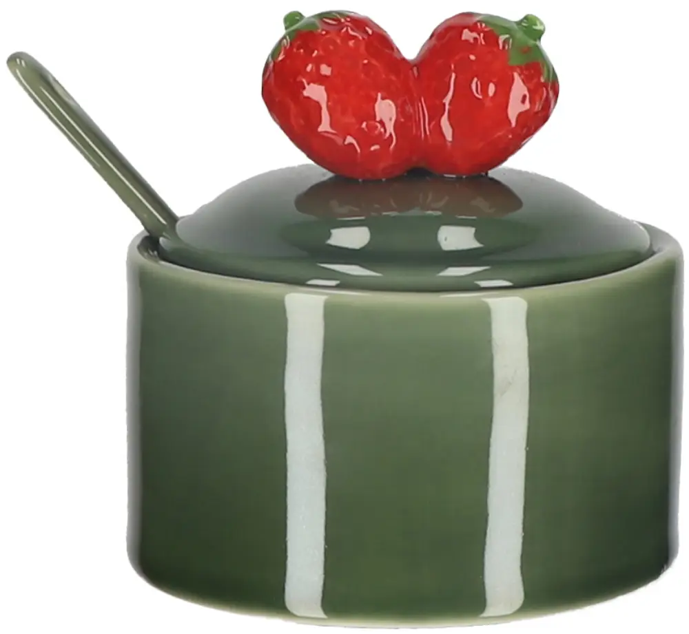 Gelee, Pestodose klein Erbeeren | Porzellan |