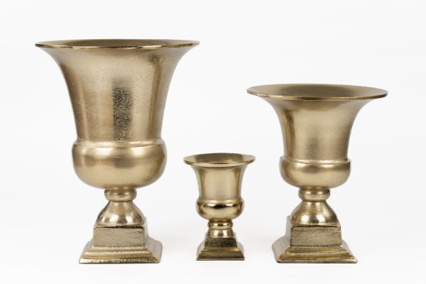 Amphore mittel gold | Aluguss |