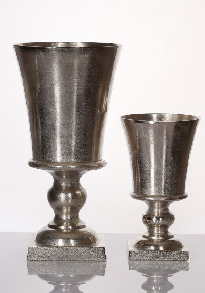 Amphore mittel | Aluguss silber |
