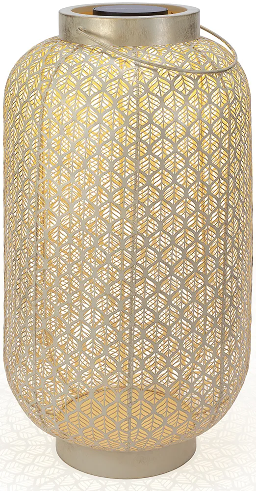 Solar und USB Laterne Grand Grafic | 1LED ww, 1LED kw, 43×78 cm light beige | Indoor & Outdoor