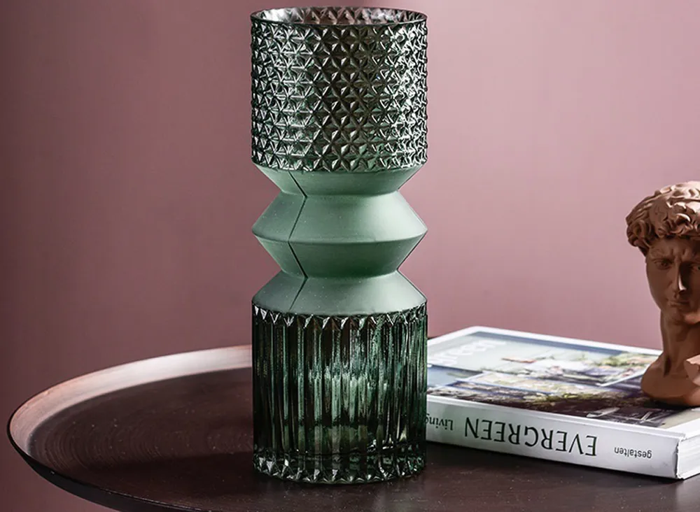 Vase green | Glas 11×30 |