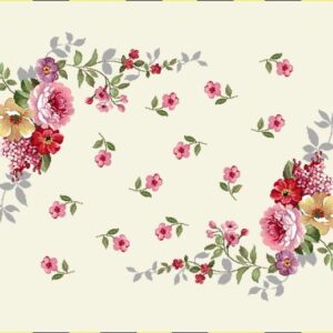Platzset 50/40 | Gobelin Blumen | 75% PES/22% CO/3% Polyacryl
