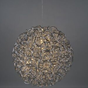 Leuchte silber | 100L Alu Durchmesser 50 cm | In & Outdoor