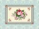 Platzset 50/40 | Gobelin Rosen blau | 75% PES/22% CO/3% Polyacryl