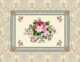 Platzset 50/40 | Gobelin Rosen creme | 75% PES/22% CO/3% Polyacryl