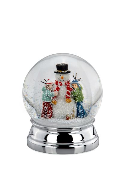 Schneekugel Schneemann Kinder