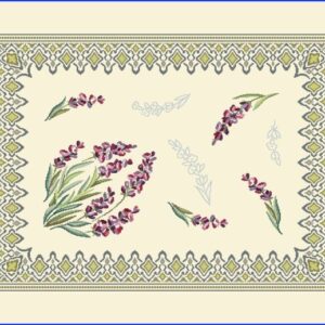 Platzset 50/40 | Gobelin Lavendel | 75% PES/22% CO/3% Polyacryl