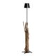 LED Lampe Raisa 122 cm schwarz natural
