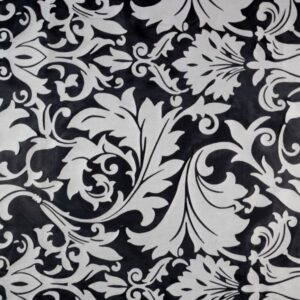 Vorhang 245/150 | Ausbrenner schwarz/grau | 80%V 20%P