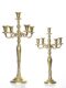 Kerzenleuchter 5-arm  80cm | Aluguss gold |