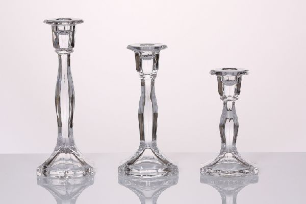 Kerzenleuchter H 15 cm | Glas |