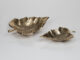 Blattschale groß | Aluguss gold |