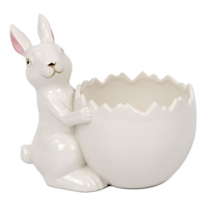 Hase mit Eischale | Porzellan M |