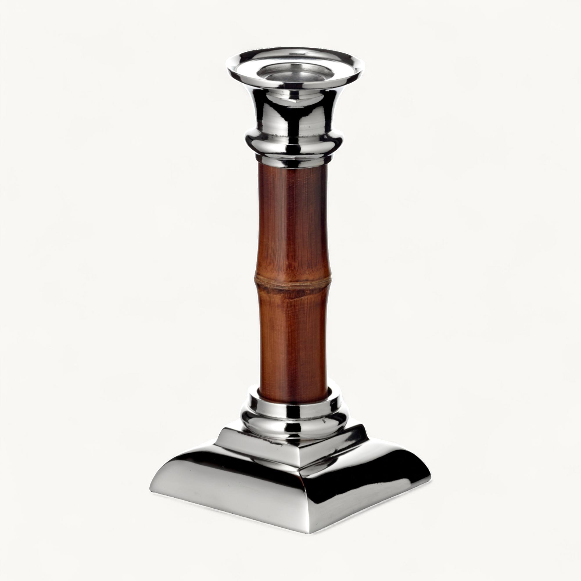 Kerzenleuchter Bambus 17 cm