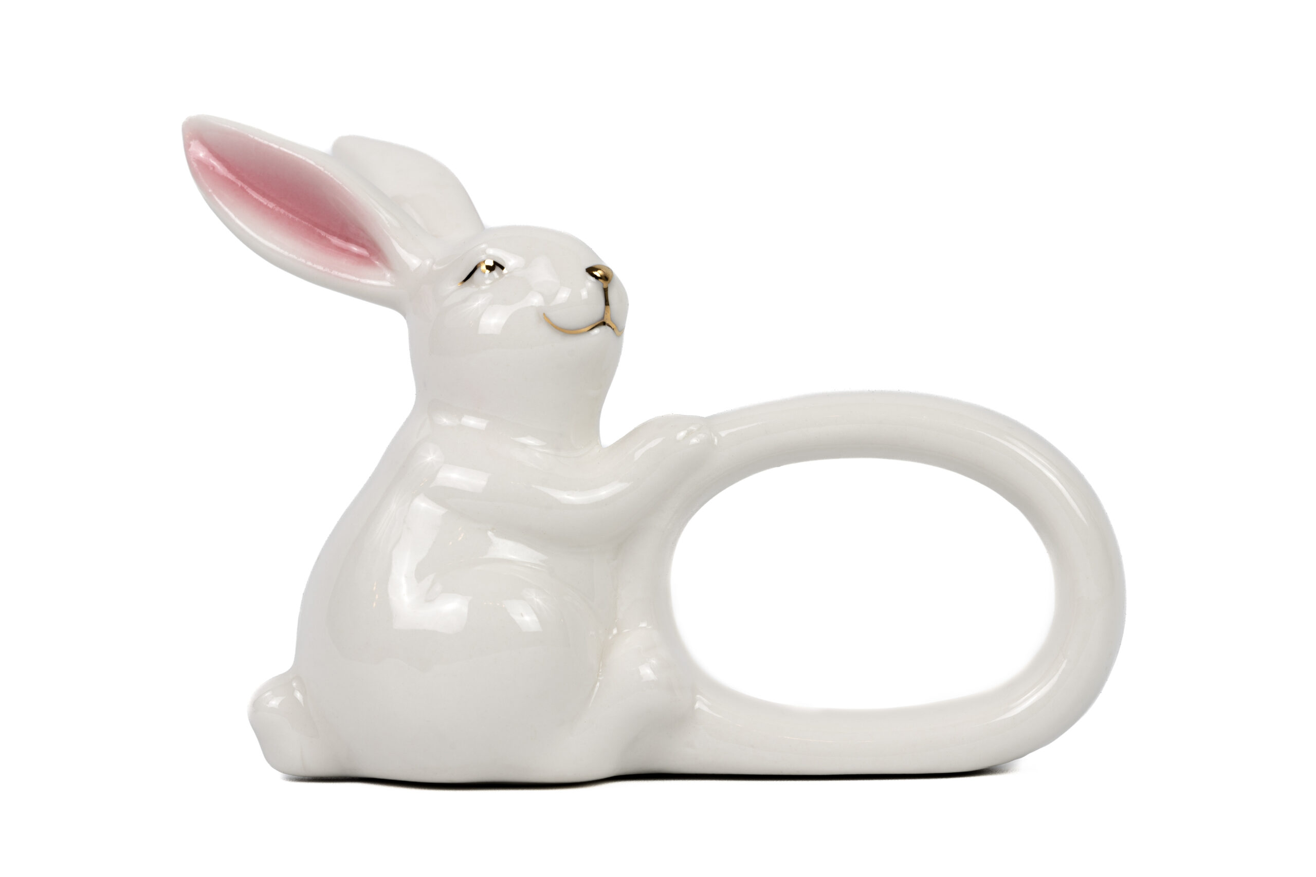 Hase Serviettenring | Porzelan |