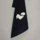 Geschirrtuch Auster schwarz 100% Baumwolle