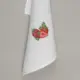 Geschirrtuch Erdbeere weiß 100% Baumwolle